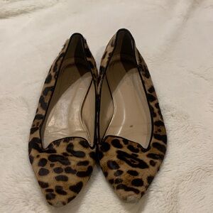 J. Crew Leopard Print Flats - Brown and Black